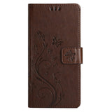 EIDERWOOD Google Pixel 9 / 9 Pro Butterflies Leather Wallet Case - Brown