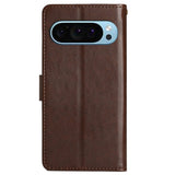 EIDERWOOD Google Pixel 9 / 9 Pro Butterflies Leather Wallet Case - Brown