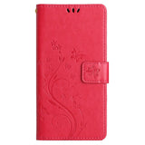 EIDERWOOD Google Pixel 9 / 9 Pro Butterflies Leather Wallet Case - Red