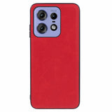 EIDERWOOD Motorola Edge 50 Pro Faux Leather Back Case - Red