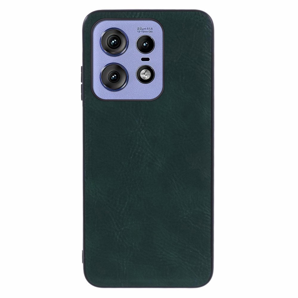 EIDERWOOD Motorola Edge 50 Pro Faux Leather Back Case - Green