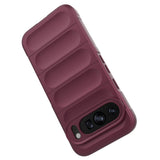 EIDERWOOD Google Pixel 9 / 9 Pro Flexible Plastic Case - Wine Red