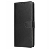 EIDERWOOD iPhone 14 Pro Max Faux Leather Flip Case with Strap - Black