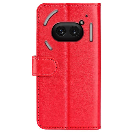 EIDERWOOD Nothing Phone (2a) / (2a) Plus Leather Flip Case with Wallet - Red