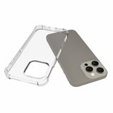 EIDERWOOD iPhone 16 Pro Max Flexible Plastic Back Cover with Strong Corners - Transparent