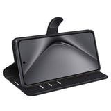 EIDERWOOD Huawei Pura 70 Pro / 70 Pro+ (Plus) Faux Leather Flip Case with Cardholder & Stand Function - Black