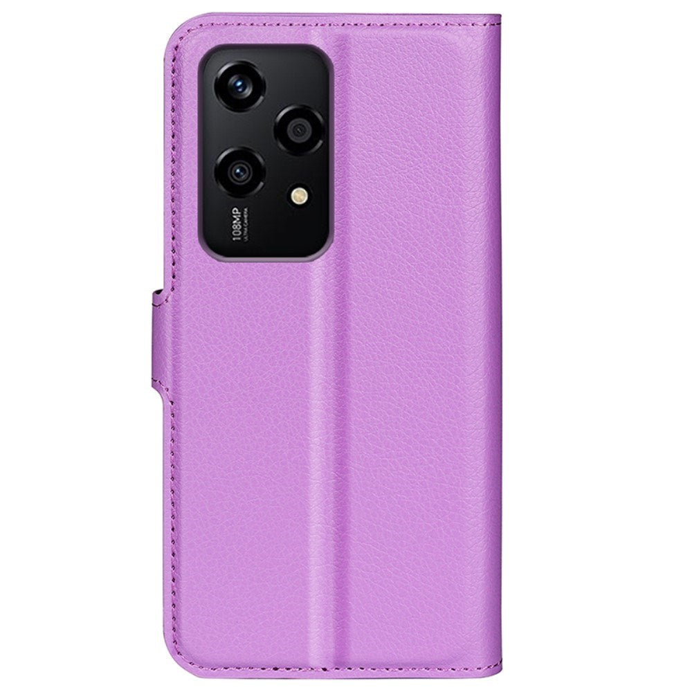 EIDERWOOD Honor 200 Lite Faux Leather Flip Case with Cardholder & Stand Function - Purple