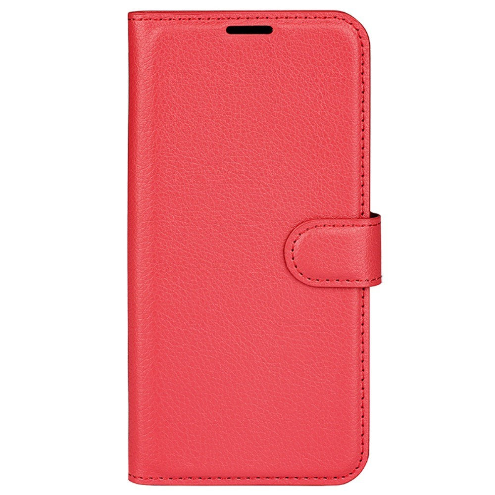 EIDERWOOD Honor 200 Lite Faux Leather Flip Case with Cardholder & Stand Function - Red