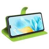 EIDERWOOD Honor 200 Lite Faux Leather Flip Case with Cardholder & Stand Function - Green