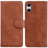 EIDERWOOD Sony Xperia 5 VI Leather Case with Wallet - Brown