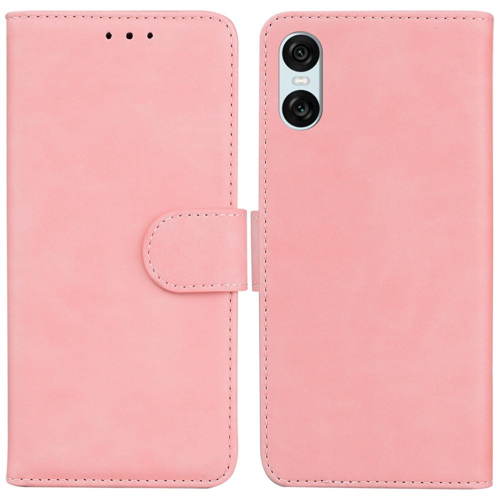 EIDERWOOD Sony Xperia 5 VI Leather Case with Wallet - Pink