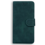 EIDERWOOD iPhone 16e Leatherette Flip Case with Stand Function & Card Holder - Green