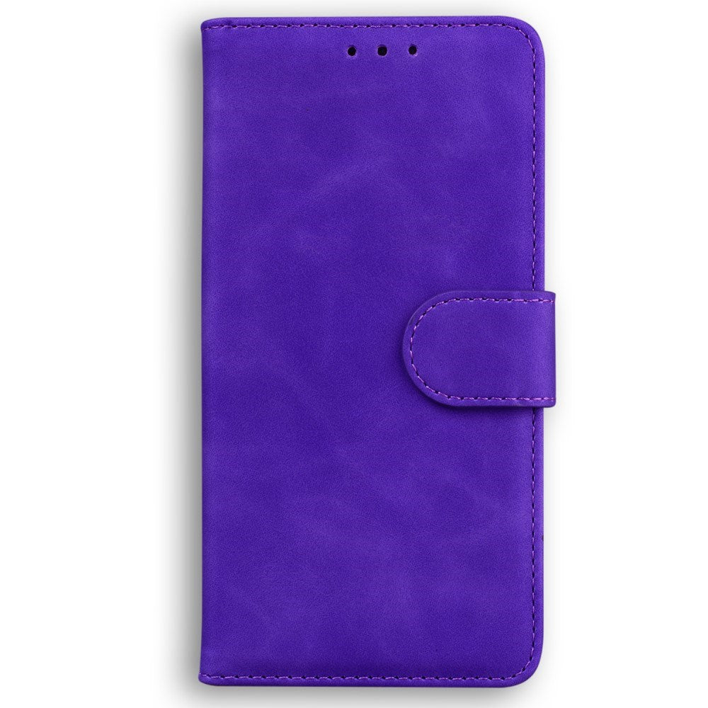 EIDERWOOD iPhone 16e Leatherette Flip Case with Stand Function & Card Holder - Purple