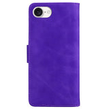 EIDERWOOD iPhone 16e Leatherette Flip Case with Stand Function & Card Holder - Purple