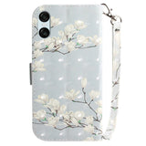 EIDERWOOD Sony Xperia 5 VI Leatherette Case w. Purse & Strap - Magnolia Flowers