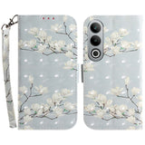 EIDERWOOD OnePlus Nord CE4 (5G) Artificial Leather Case w. Print & Strap - Magnolia Flowers