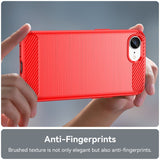 EIDERWOOD iPhone 16e Brushed Carbon Case - Red