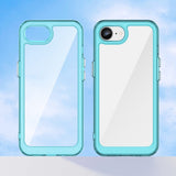 EIDERWOOD iPhone 16e Hybrid Plastic Case - Transparent / Turquoise
