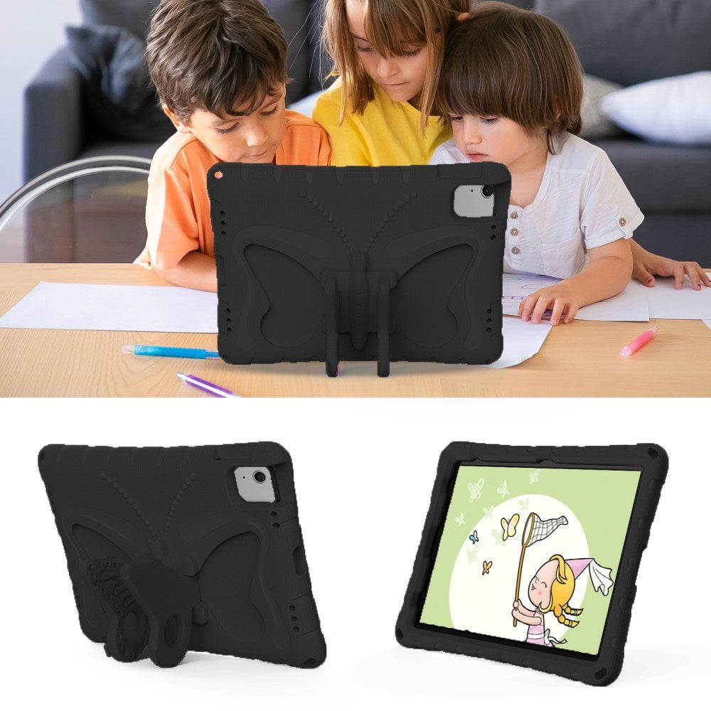 EIDERWOOD iPad Air 11" (2024) Kids Case - Butterfly Kickstand Case - Black