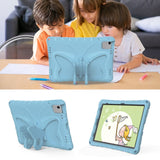 EIDERWOOD iPad Air 11" (2024) Kids Case - Butterfly Kickstand Case - Light Blue