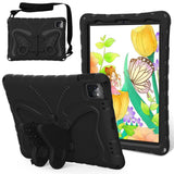 EIDERWOOD iPad Air / Pro 13" (2024) / Pro 12.9" (2022-2018) Kids Case - Butterfly Kickstand Case - Black