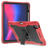 EIDERWOOD iPad Pro 13" (2024) Tough Cover w. Kickstand - Black / Red