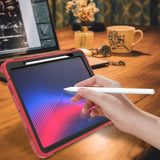 EIDERWOOD iPad Pro 13" (2024) Tough Cover w. Kickstand - Black / Red