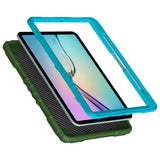 EIDERWOOD iPad Air 11" (2024) Kids Case w. Kickstand & Handle - Dark Green