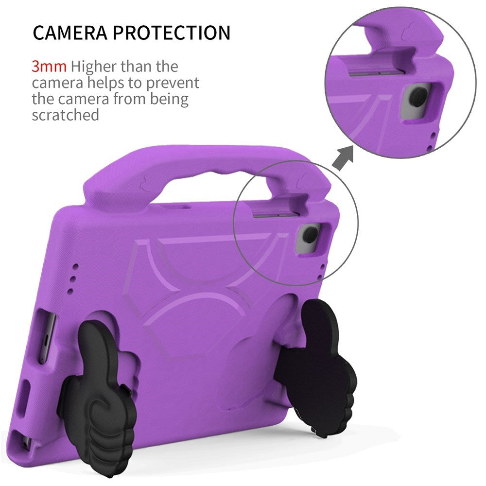 Samsung Galaxy Tab A11+ (Plus) / A9+ (Plus) EIDERWOOD Kids Case - Thumb Kickstand Case - Purple