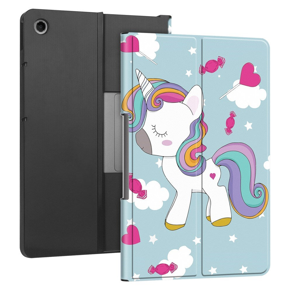 EIDERWOOD Lenovo Tab Plus 11.5" Vegan Leather Cover with Pattern - Unicorn