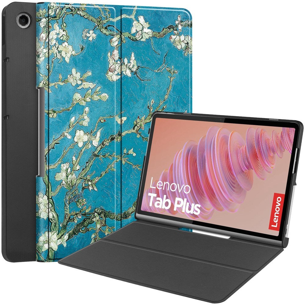 EIDERWOOD Lenovo Tab Plus 11.5" Vegan Leather Cover with Pattern - Flower