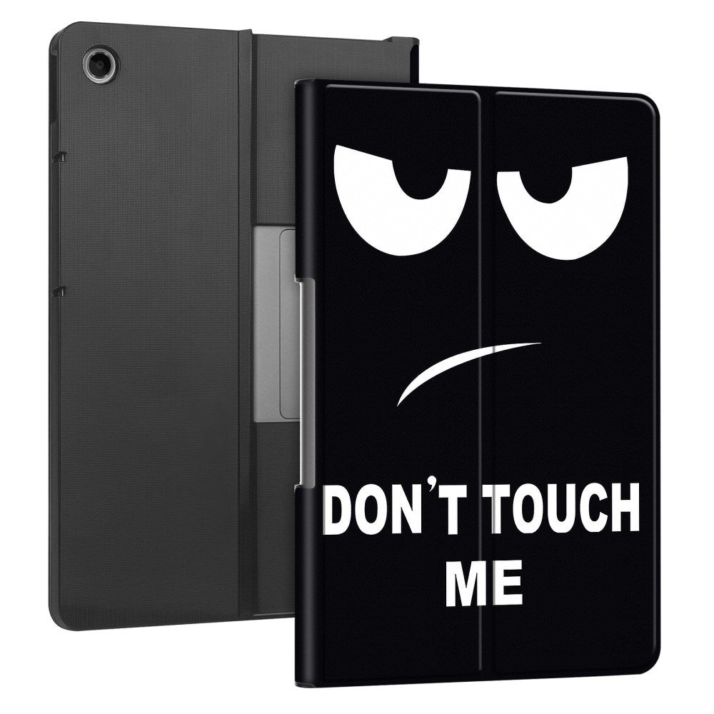 EIDERWOOD Lenovo Tab Plus 11.5" Vegan Leather Cover with Pattern - "Don't Touch Me"