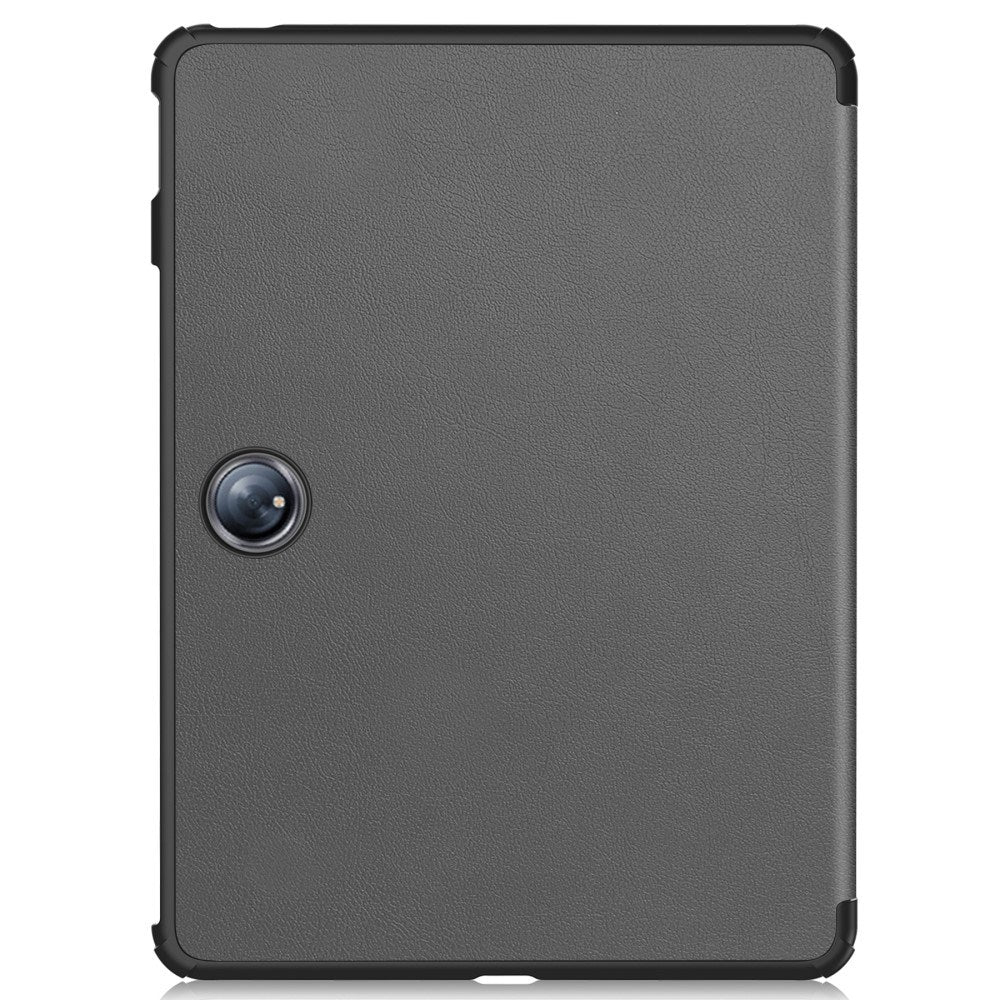 OnePlus Pad 2 Tri-Fold Leather Flip Case w. Wake Up/Sleep Function - Grey