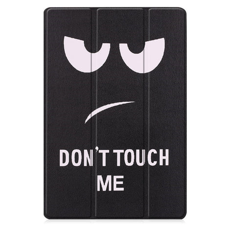 EIDERWOOD Samsung Galaxy Tab S10 Plus Vegan Leather Case with Pattern - "Don't Touch Me"