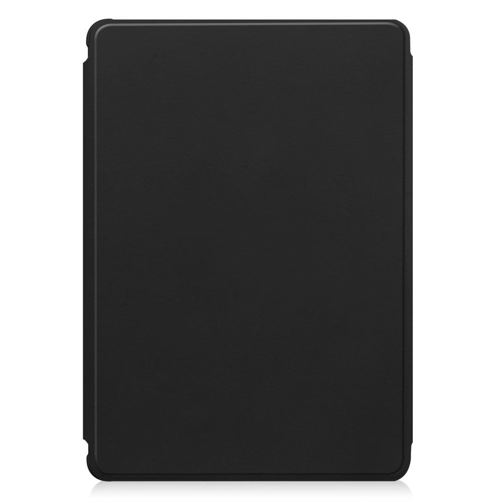 EIDERWOOD Samsung Galaxy Tab S10 Plus Vegan Leather Case with Rotating Stand Function - Black