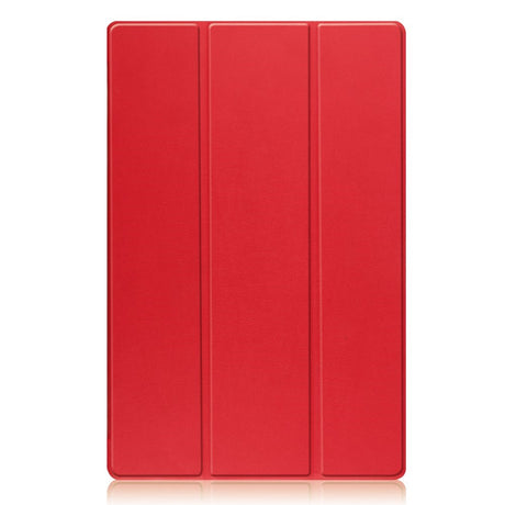 EIDERWOOD Samsung Galaxy Tab S10 Ultra Tri-Fold Leather Case with Stand - Red