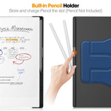 EIDERWOOD ReMarkable Paper Pro Faux Leather Plastic Case with Pen Holder - Blue