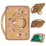 iPad 10.2" (2021 / 2020 / 2019) / iPad Air (2019) EIDERWOOD Silicone Case with Rotating Kickstand - Capybara