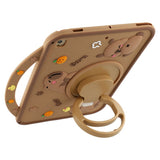 iPad 10.2" (2021 / 2020 / 2019) / iPad Air (2019) EIDERWOOD Silicone Case with Rotating Kickstand - Capybara
