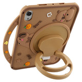 iPad Mini (2024 / 2021) EIDERWOOD Silicone Case with Rotating Kickstand - Capybara