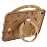 iPad Mini (2024 / 2021) EIDERWOOD Silicone Case with Rotating Kickstand - Capybara