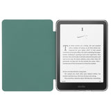 EIDERWOOD Amazon Kindle Paperwhite (2024) Faux Leather Flip Case - Transparent / Pink