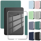 EIDERWOOD Amazon Kindle 11th Generation (2022) Faux Leather Flip Case - Transparent / Light Blue