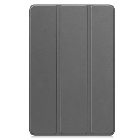 EIDERWOOD Samsung Galaxy Tab S10 FE+ (Plus) Faux Leather Flip Case with Stand Function & Pencil Holder - Grey