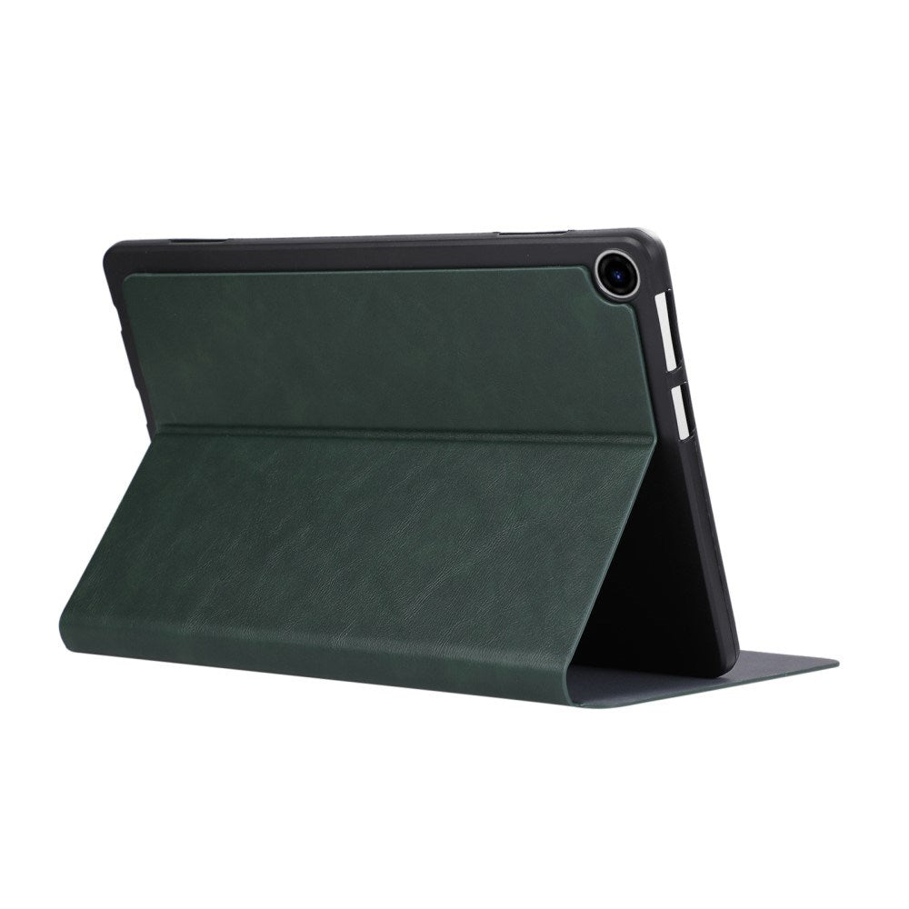 EIDERWOOD Lenovo Tab 10.1" Faux Leather Flip Case with Stand - Dark Green