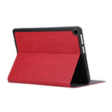 EIDERWOOD Lenovo Tab 10.1" Faux Leather Flip Case with Stand - Red