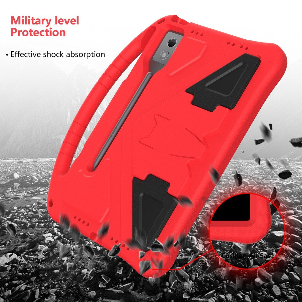 EIDERWOOD Lenovo Idea Tab Pro Anti-Drop Tablet Case with Handle and Kickstand - Red
