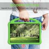 EIDERWOOD Samsung Galaxy Tab S10 FE+ (Plus) Anti-Drop Tablet Case with Handle and Kickstand - Green