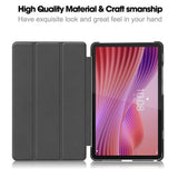 Lenovo Tab One 8.7" EIDERWOOD Leather Flip Case - Black