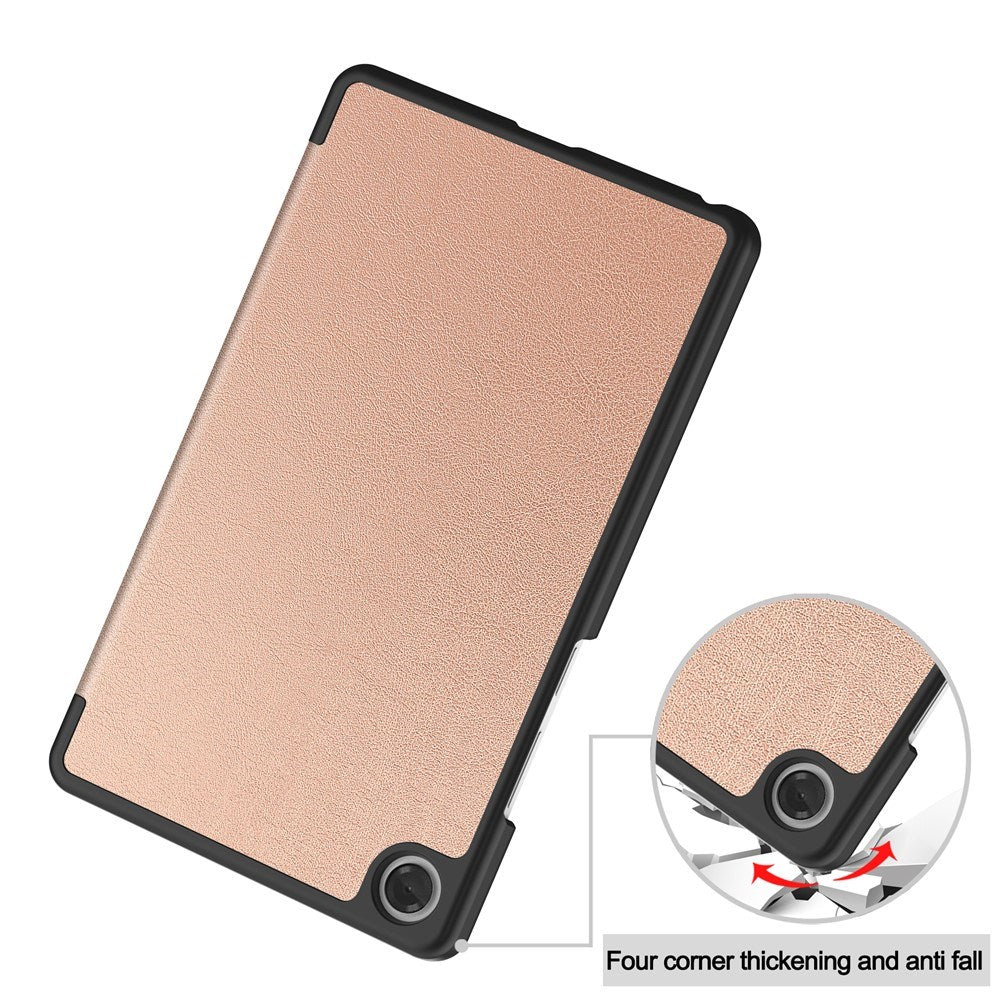 Lenovo Tab One 8.7" EIDERWOOD Leather Flip Case - Rose Gold